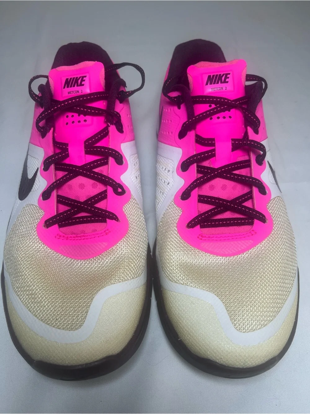 Nike Flywire Metcon 2 Women’s Athletic Shoes - Hot Pink, White & Black